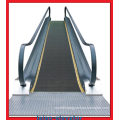 Indoor Commercial Escalator Lift with Etched Stainless Steel Landing Plate